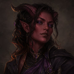 Nyx Vellum, Tiefling Warlock